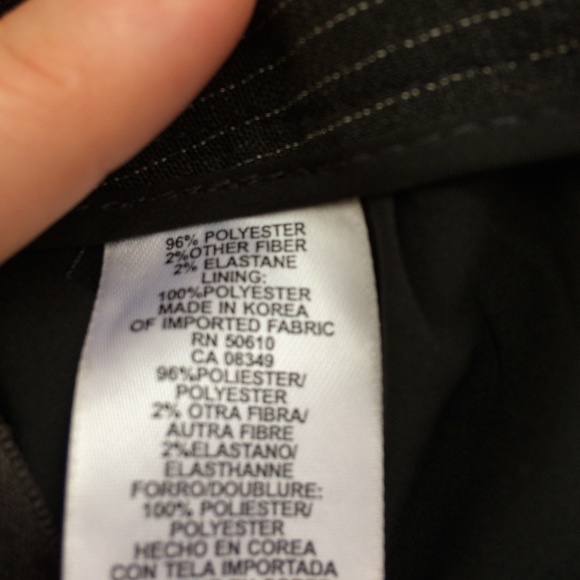 Charcoal striped skirt - Picture 4 of 7